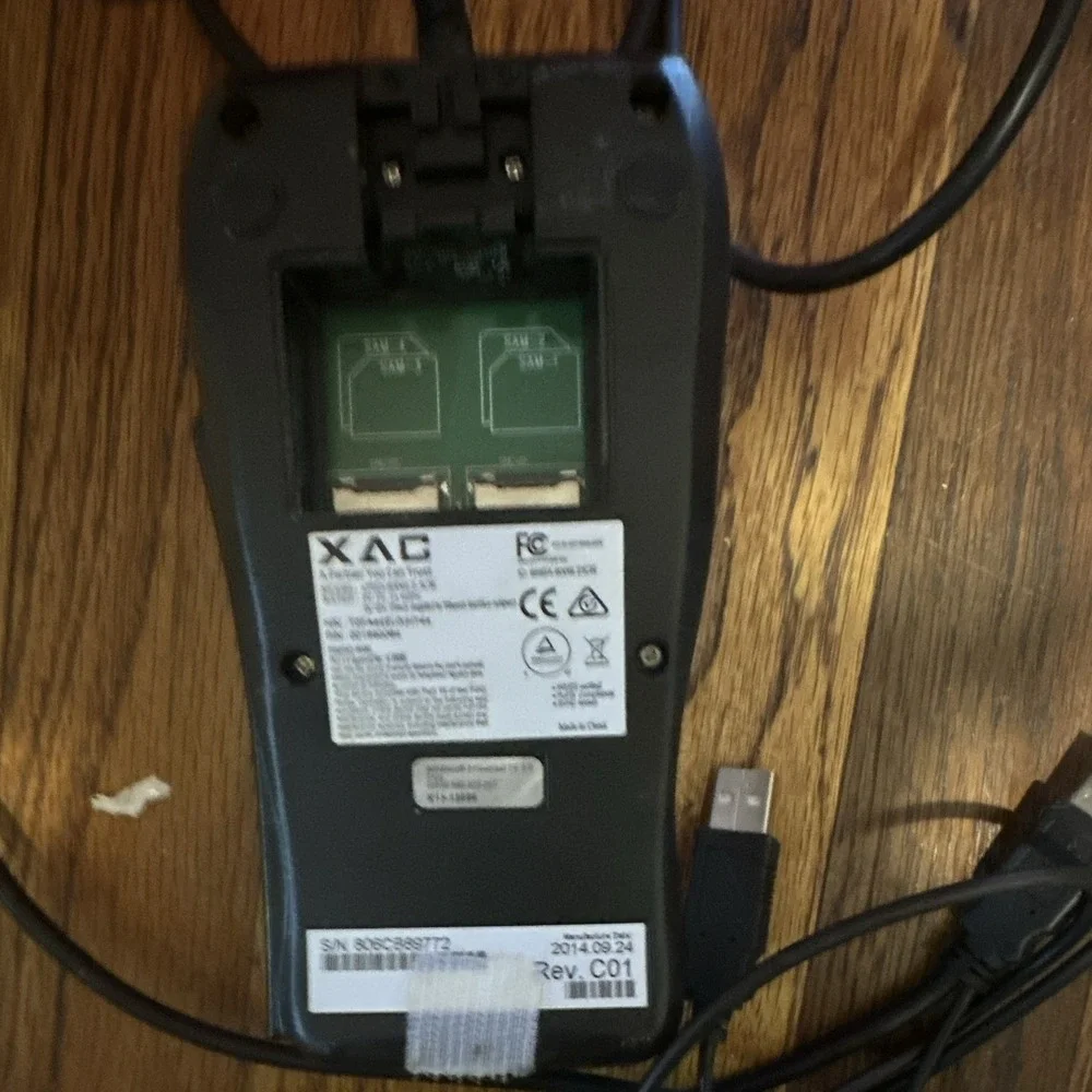 XAC XAC-CPR 57A POS Payment Terminal PIN Pad Keypad w/ Display USB Cable